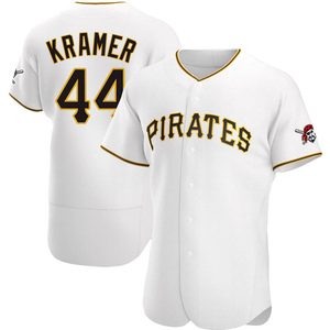 Men's Pittsburgh Pirates Kevin Kramer Authentic White Home Jersey