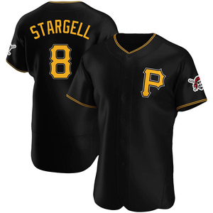 Men's Pittsburgh Pirates Willie Stargell Authentic Black Alternate Jersey