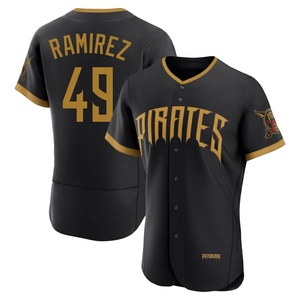 Men's Pittsburgh Pirates Yohan Ramirez Authentic Black 2026 City Connect Stadium Jersey
