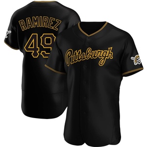 Men's Pittsburgh Pirates Yohan Ramirez Authentic Black Alternate Team Jersey
