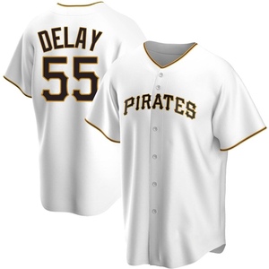 Youth Pittsburgh Pirates Jason Delay Replica White Home Jersey