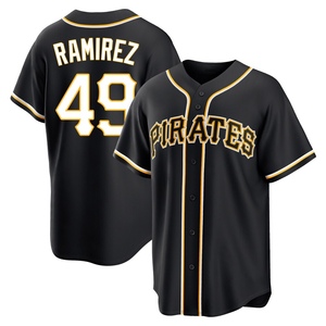 Youth Pittsburgh Pirates Yohan Ramirez Replica Black Fashion Out Jersey